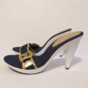 BCBGirls womens slip ons pump heels size 10B